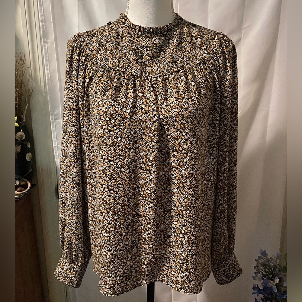 LOFT, floral, Blouse